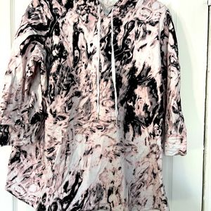 Avenue sweatshirt, three-quarter sleeve